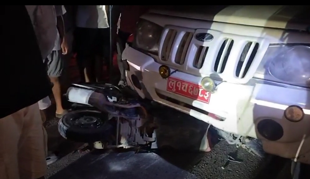 बेलबास दुर्घटना : स्कुटरमा सवार सुष्माको मृत्यु, ठक्कर दिने मोटरसाइकल फरार