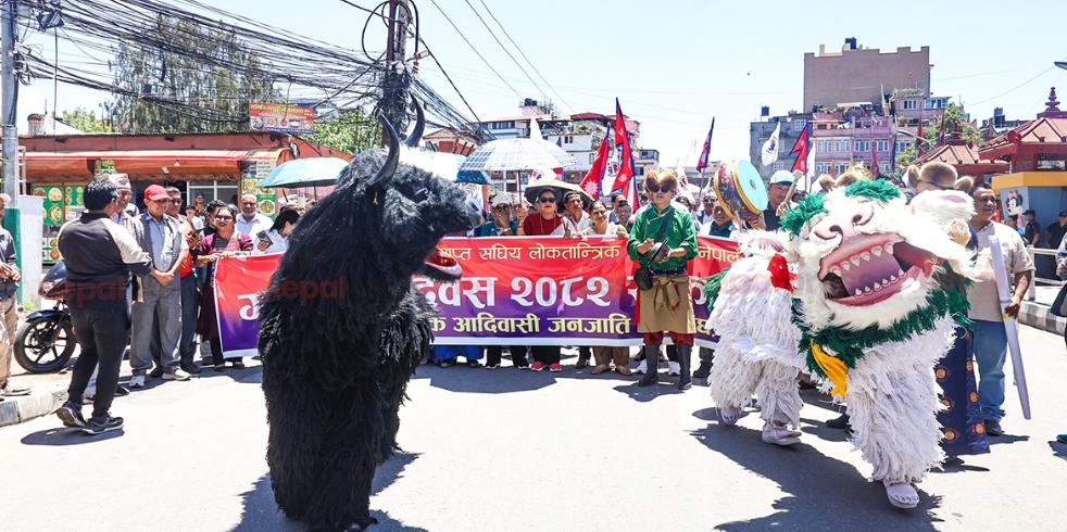 एमालेको प्रदर्शन सुरु, जुट्दै राजावादी