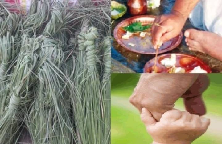 आज कुशे औँसी, घर-घरमा कुश भित्र्याइदै
